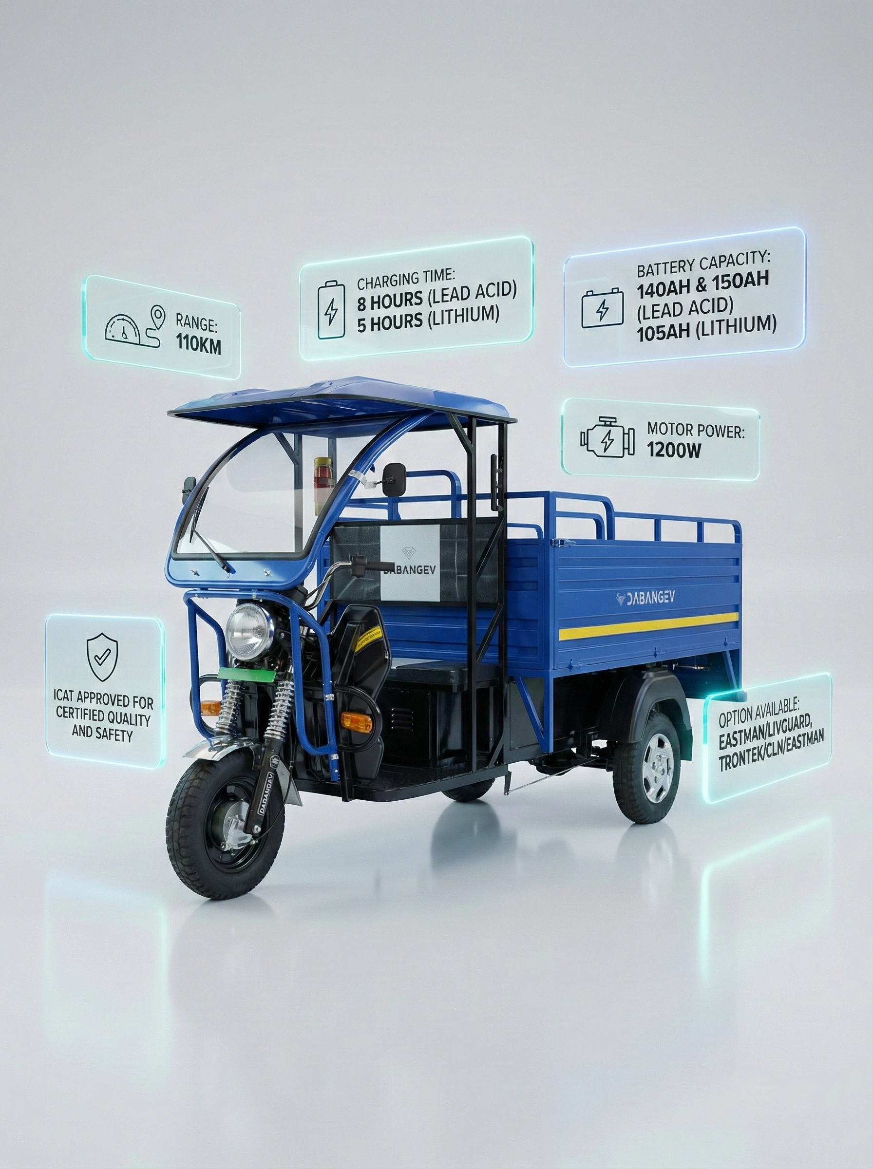 Electric vehicle cargo transport